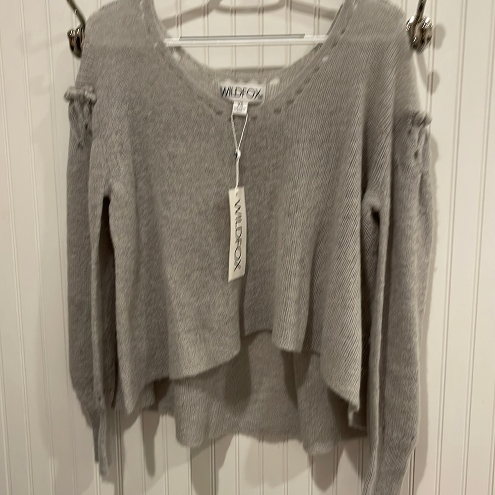 NWT WILDFOX Darling Smocked Sweater!